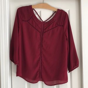 Skies are Blue 3/4 sleeve blouse